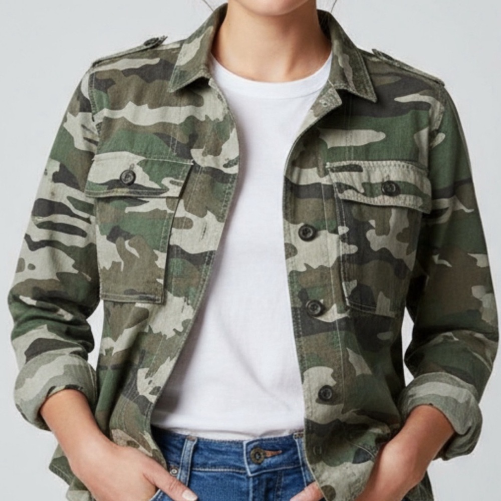 J.Crew Camo Shirt/Jacket